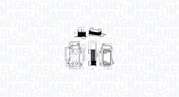 Oil Cooler, engine oil